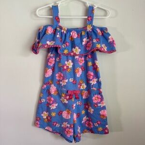 Tommy Bahama Floral Girls Romper Size XS 4